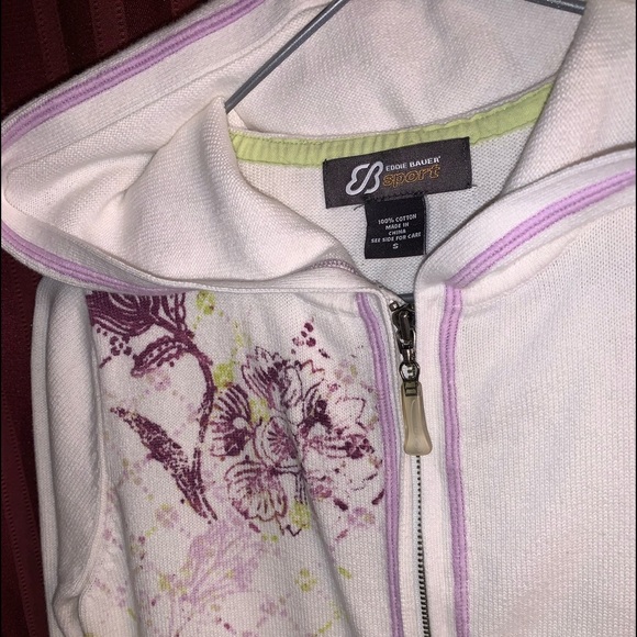 3/$35. Eddie Bauer zip up sweater - Picture 3 of 6